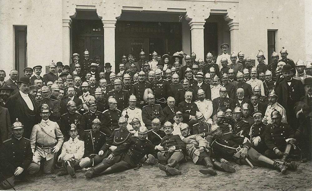 Zjazd straży ogniowych w Częstochowie, 21-22 sierpnia 1909 r. (zbiory CMP)