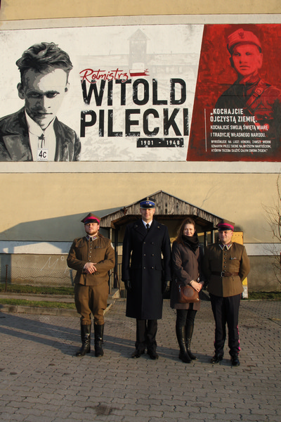 Od lewej: Tomasz Szawkało, Krzysztof Orzepowski, Łucja Szawkało, Wojciech Szawkało / fot. Monika Kanabrodzka
