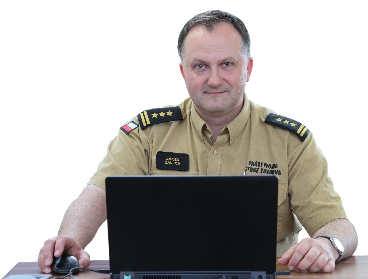 st. bryg. Jacek Zalech / ot. Grzegorz Trzeciak/ Zespół prasowy KG PSP