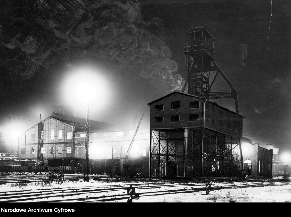 Kopalnia węgla Gotthard w Orzegowie, 1932 r.  fot. Czesław Datka, NAC, sygn. 3/1/0/8/1279