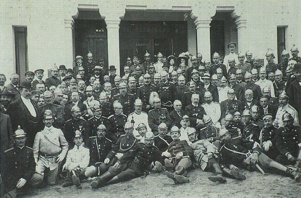 Zjazd przedstawicieli polskich straży pożarnych Królestwa Polskiego w Częstochowie, 1909 r. / fot. ze zbiorów CMP Mysłowice