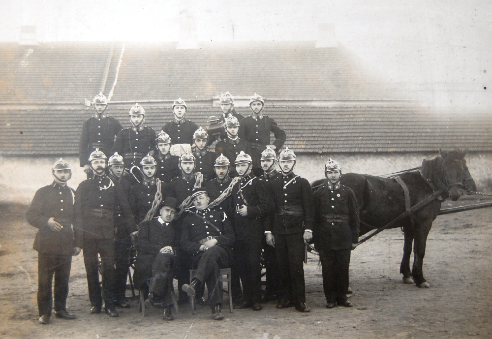Ochotnicza Straż Pożarna w Starym Sączu w 1912 r. / fot. archiwum OSP w Starym Sączu