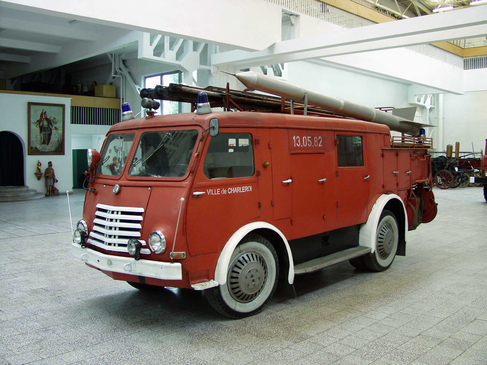 Samochód gaśniczy GM-8 na podwoziu Stara 20 z 1953 r. Zbiory CMP w Mysłowicach
