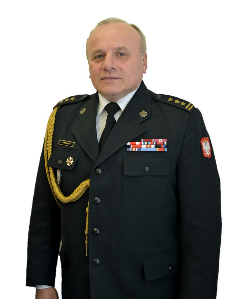 komendant miejski PSP st. bryg. Paweł Knapik fot. Marcin Kulpa / KM PSP w Krakowie
