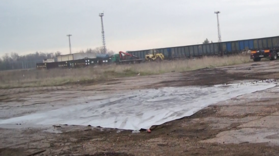 Płachta po dwukrotnym użyciu fot. arch. CNBOP-PIB