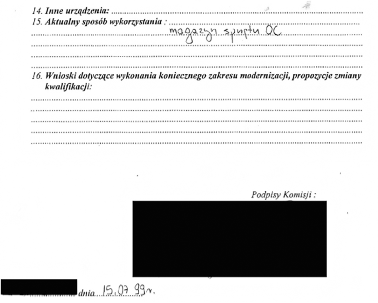 Skan opinii technicznej budowli ochronnej