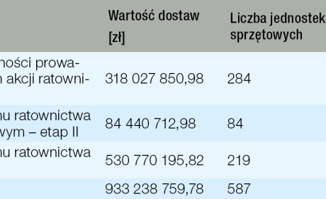 Tabela przedstawia podsumowanie planu dostaw za lata 2025-2028 z podziałem na trzy projekty.