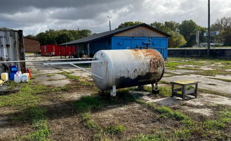 Zsdjęcie trenażera do zwalczania pożarów LPG