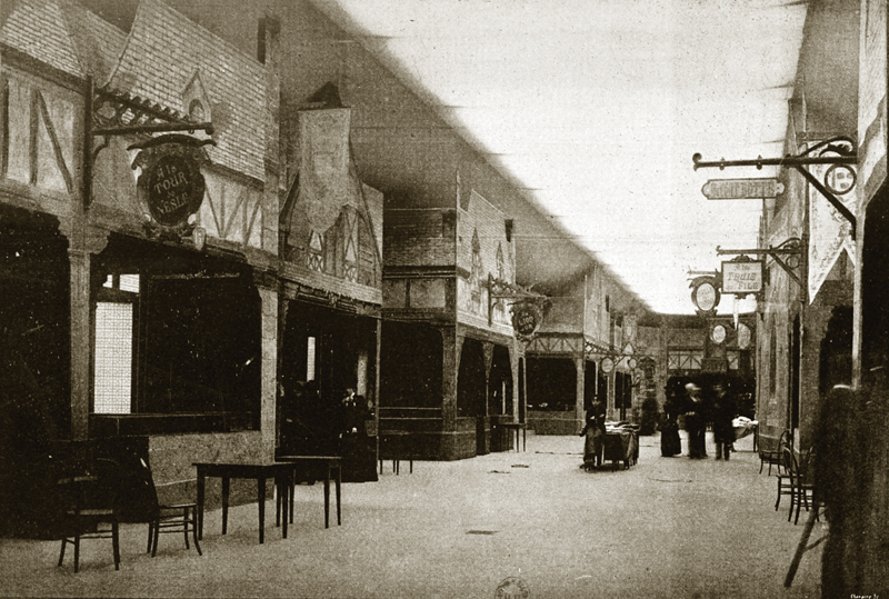 Wnętrze budynku przed otwarciem Bazaru de la Charité, Wikimedia Commons