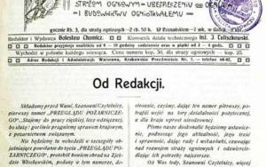 Przegląd Pożarniczy numer 1 1912 rok