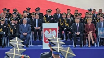 Gości przywitał gospodarz uroczystości gen. brygadier Andrzej Bartkowiak