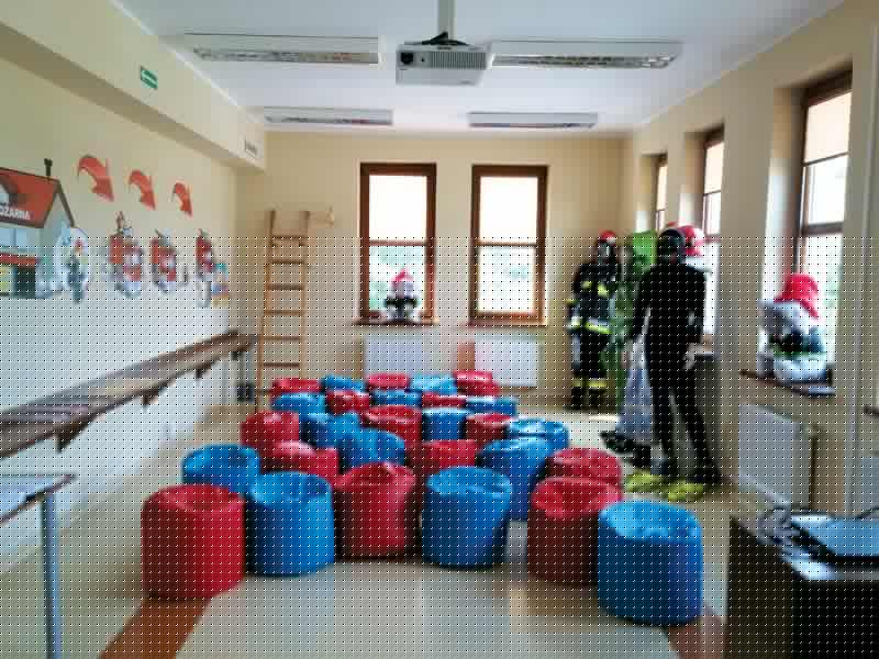 Widok wnętrza Ognika w Sokołowie Podlaskim. Sala multimedialna, fot. archiwum KP PSP w Sokołowie Podlaskim