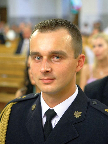 st. kpt. Pawel Kasperek d ca zmiany JRG 3 KM PSP Lublin