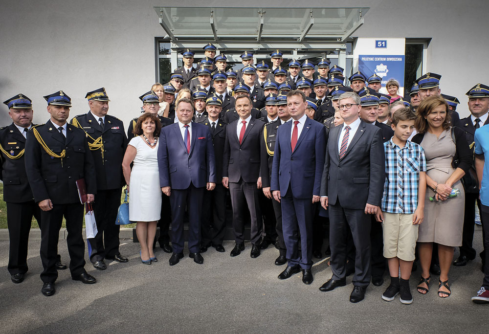 piknik dla funkcjonariuszy zabezpieczających Światowe Dni Młodzieży