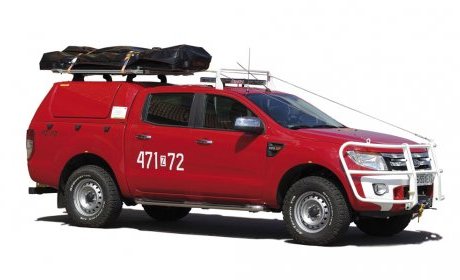 Lekki samochód ratownictwa wysokościowego na podwoziu FORD RANGER DCAB XLT 2,2 tdci (4x4)